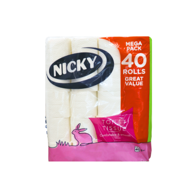 Toaletný papier Nicky 3 vrstvový 40ks