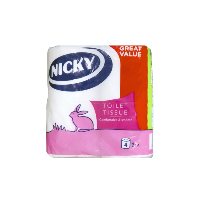 Toaletný papier Nicky 4 vrstvový 4ks