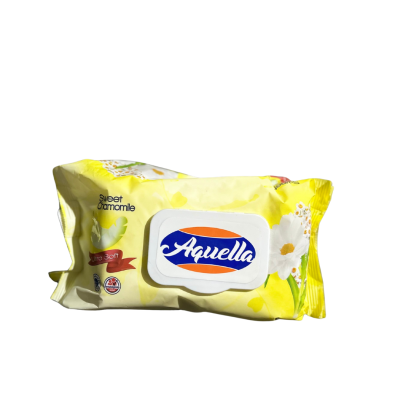 Aquella vlhčené utierky 100ks Ultra mäkké Kamilka