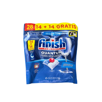 Finish - Kapsule do umývačky riadu - 28ks (14+14grátis)