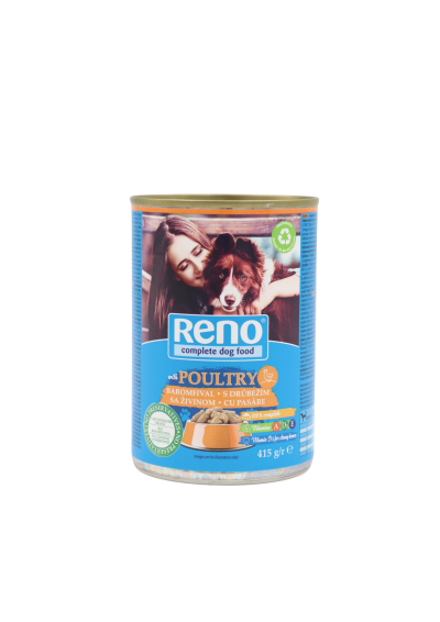 Reno konzerva pre psov hydina 415g