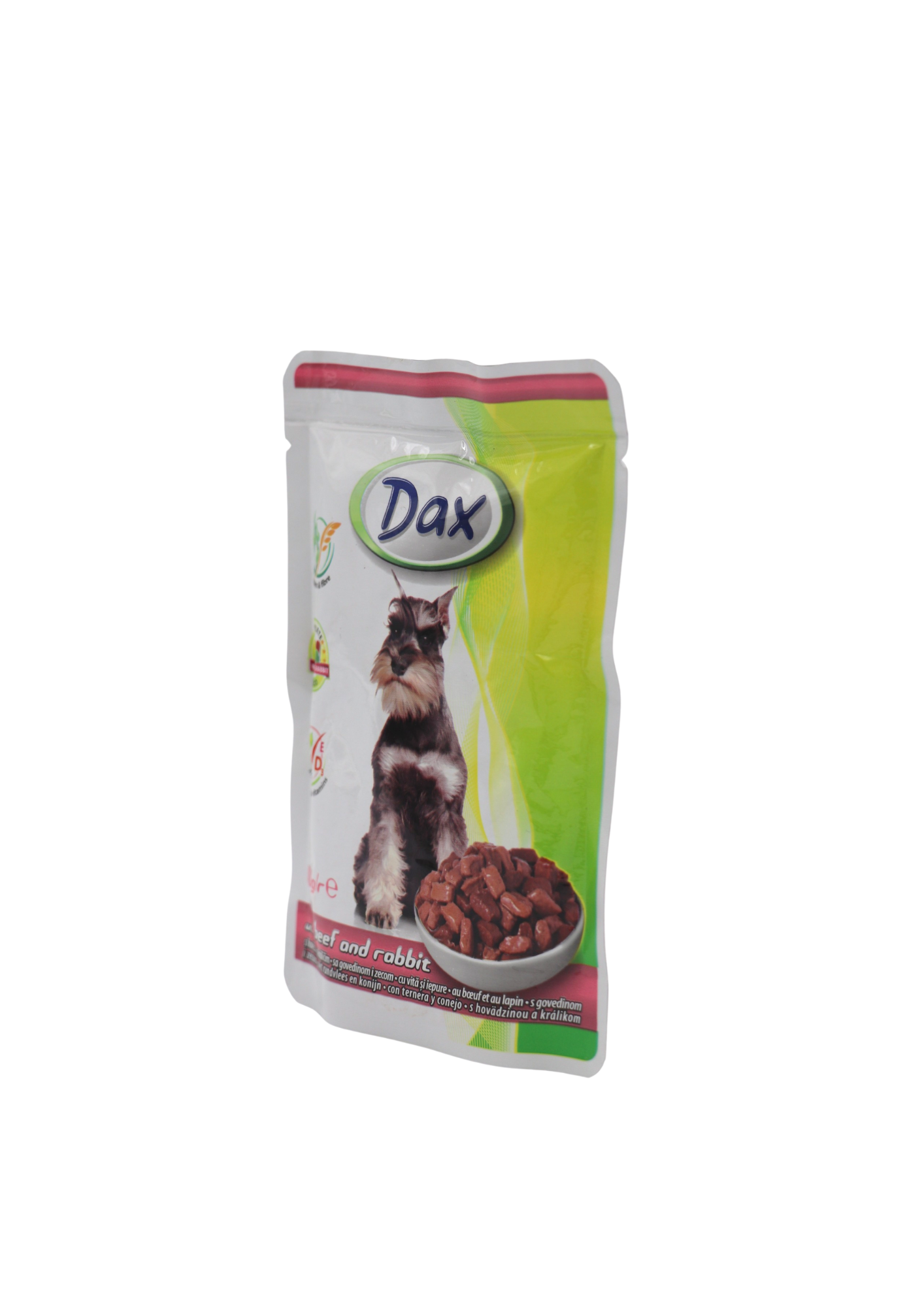 Dax kapsička pre psov hovädzie-králik 100g