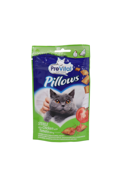PreVital snack pre mačky kura-paradajky 60g