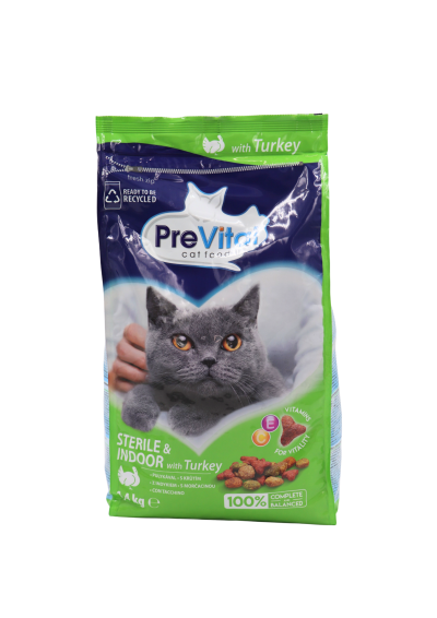 PreVital granule pre mačky – Morčacie 1,4 kg