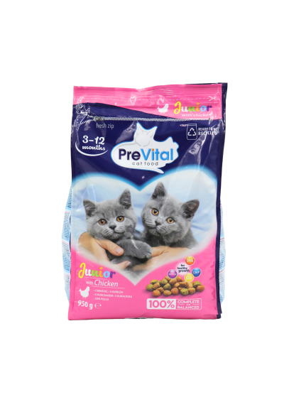 PreVital granule pre mačky Junior kuracie 1,4kg