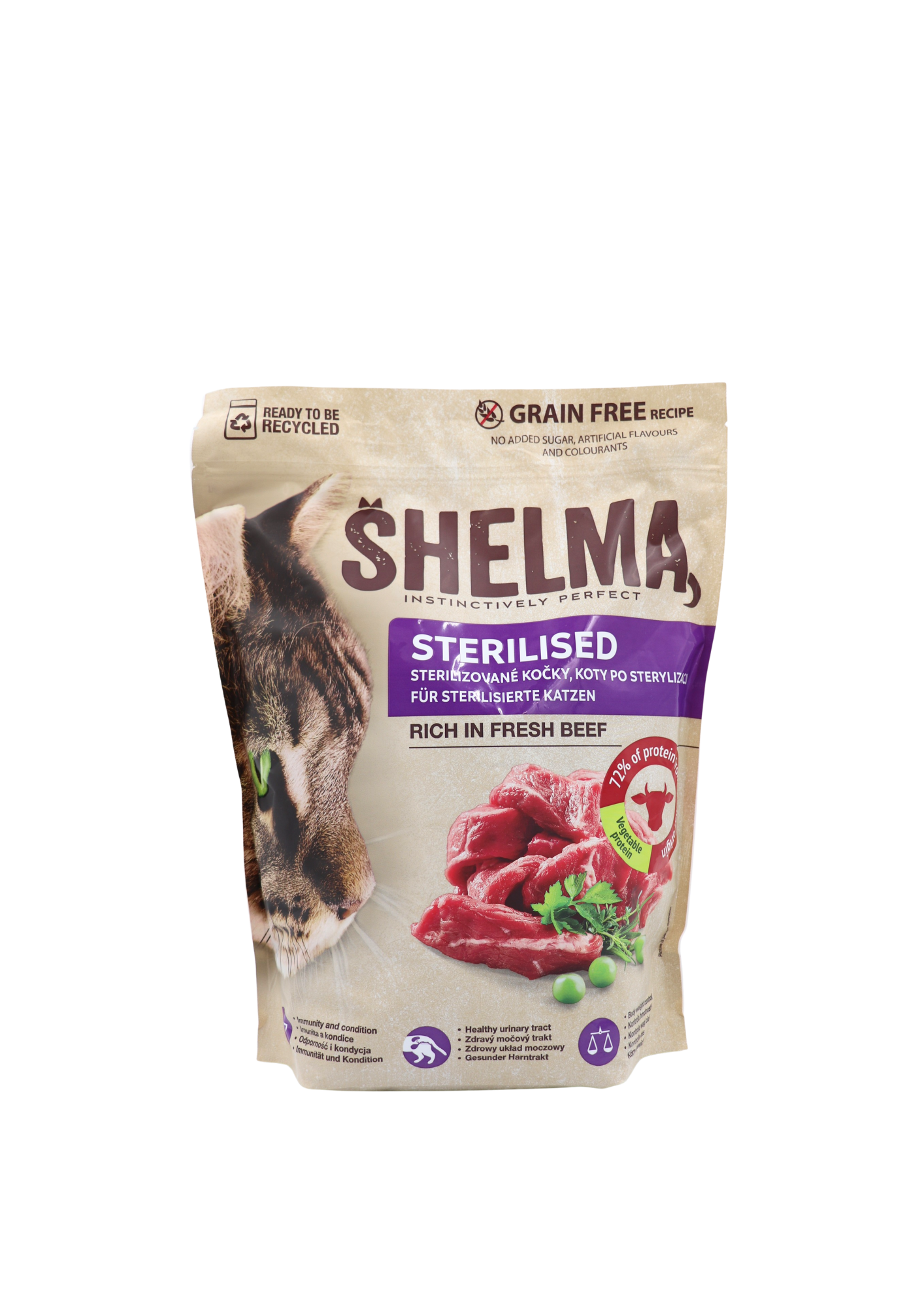 Shelma granule pre mačky – Hovädzie 1,4 kg