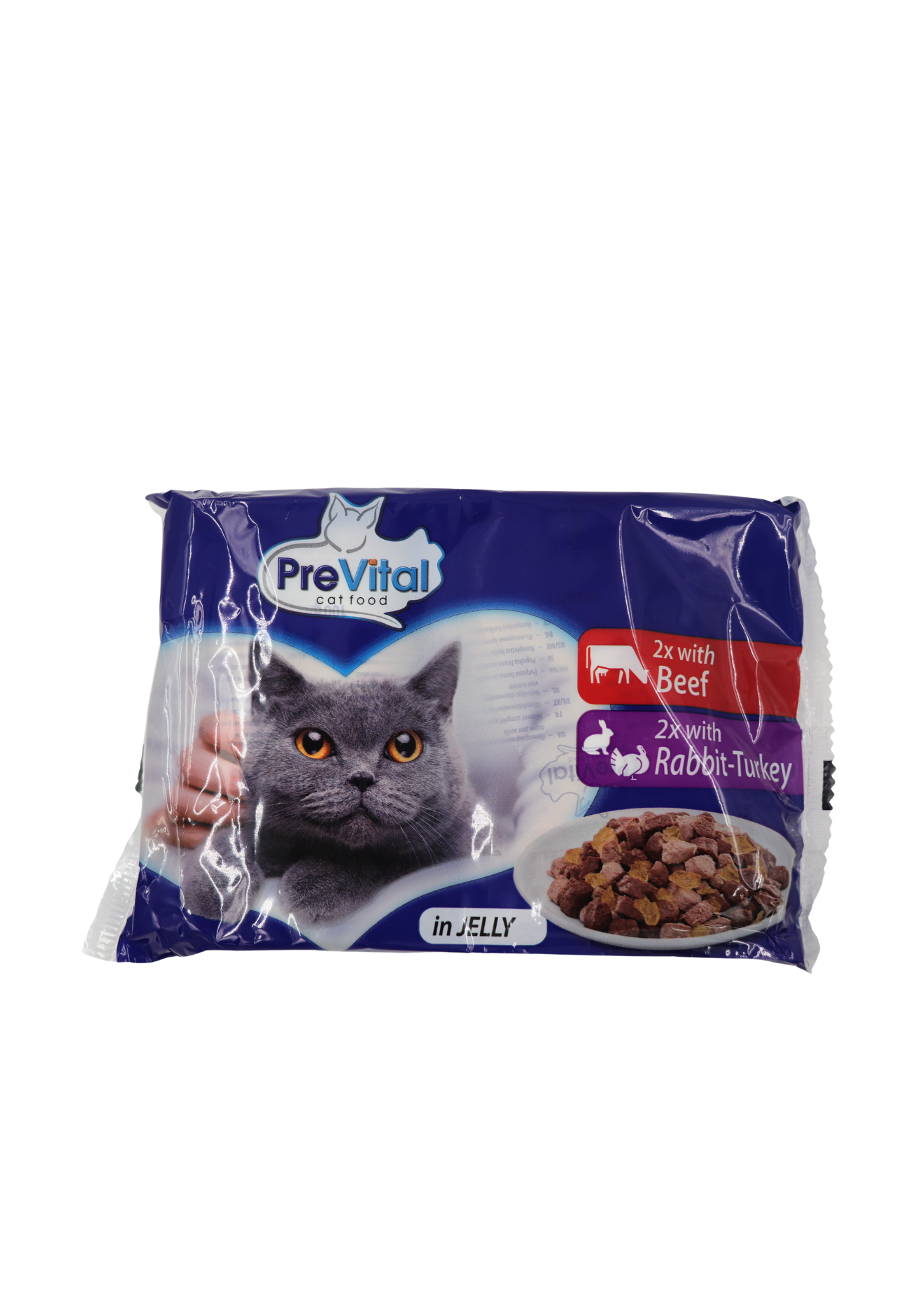 PreVital kapsička pre mačky hov-morč-kral 4x100g