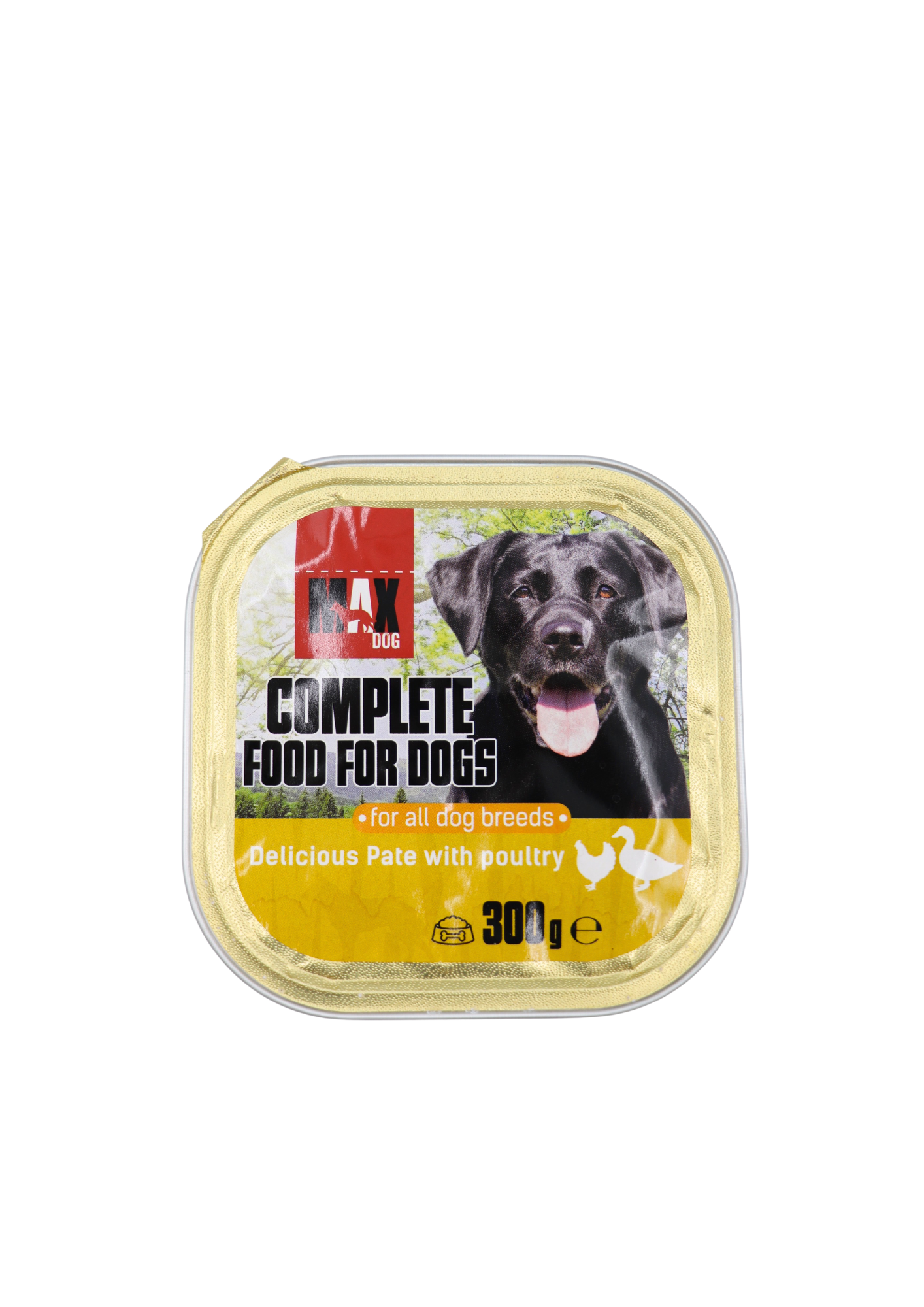 MaxDog krmivo pre psov hydina 300g