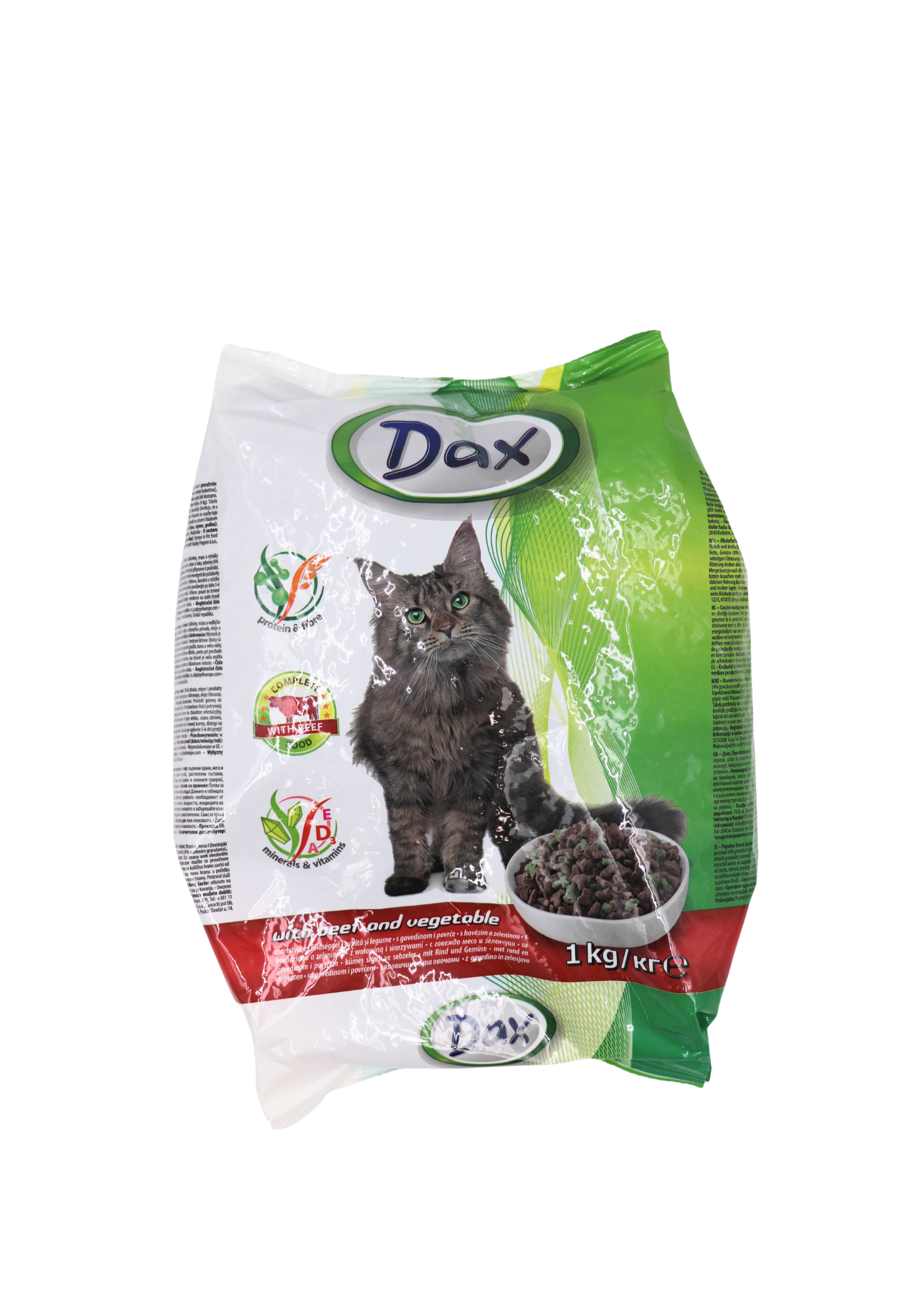 Dax granule pre mačky hovädzie - zelenina 1kg