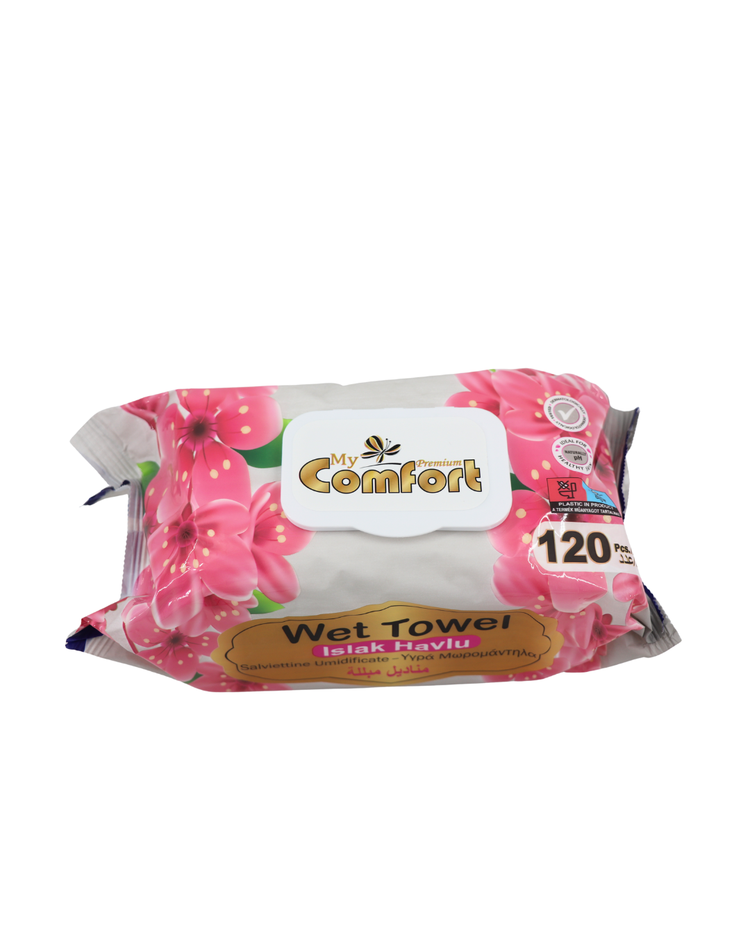 MyComfort vlhčené utierky Kvetinový mix 120ks