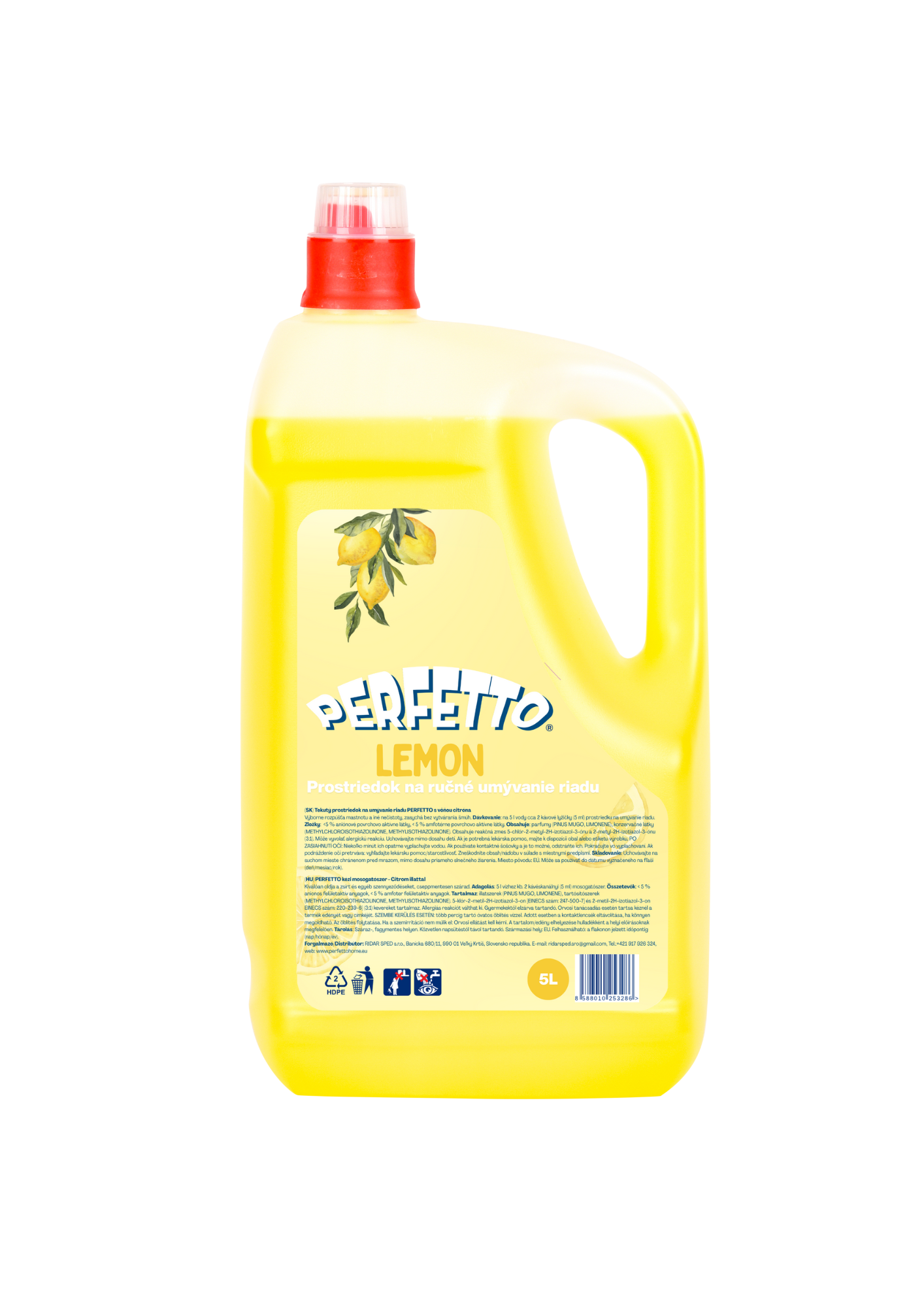 Perfetto čistiaci prostriedok Citrón 5L