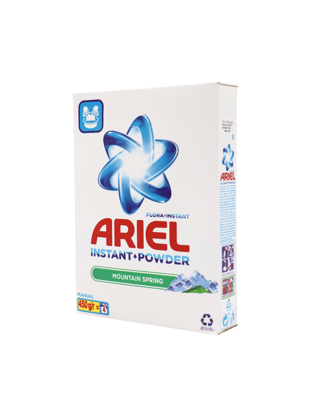 Ariel prací prášok 450g Mountain Spring