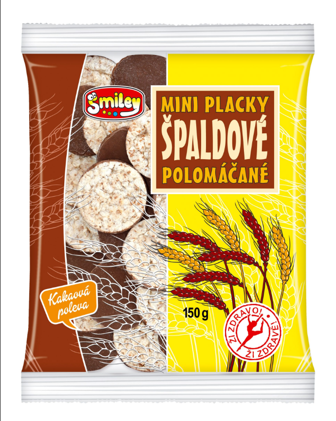 ŠPALDOVÉ MINIPLACKY 150g polomáčané v kakaovej poleve
