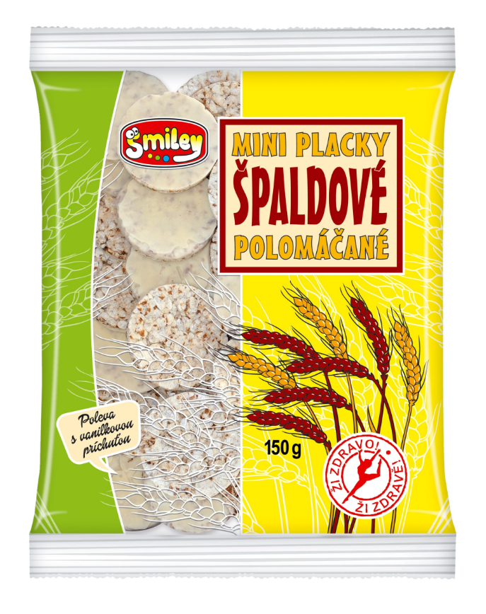 ŠPALDOVÉ MINIPLACKY 150g polomáčané v bielej poleve 20ks/kartón