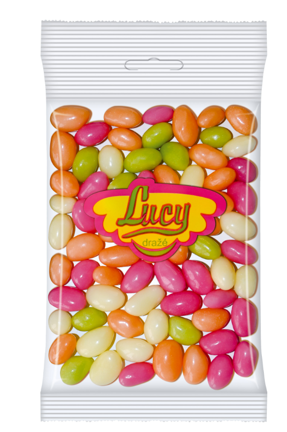 LUCY dražé s ovocnou príchuťou 30g 48ks/kartón
