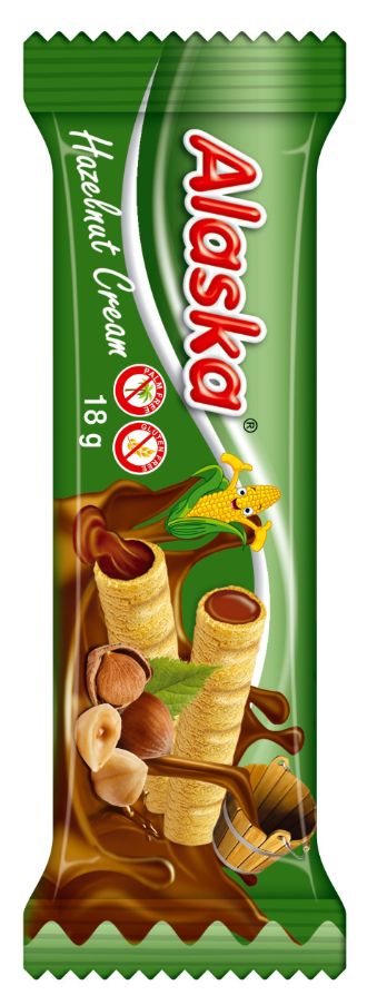 ALASKA ORIEŠKOVÁ - kukuričné trubičky 18g