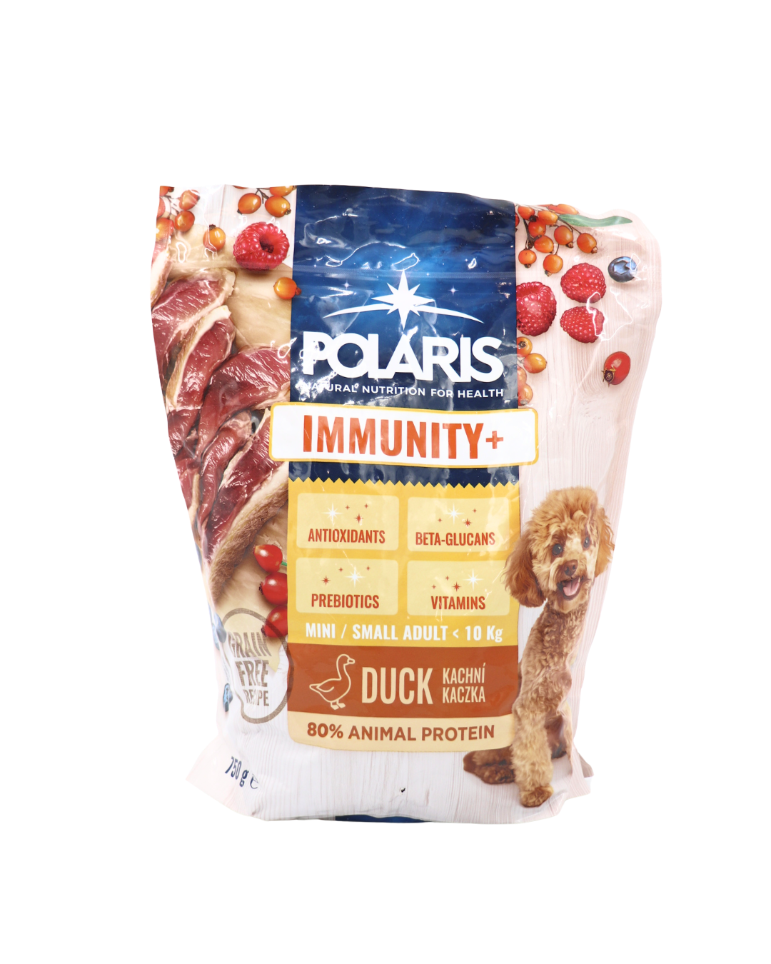 Polaris Granule pre psov 750g kačica Immunity