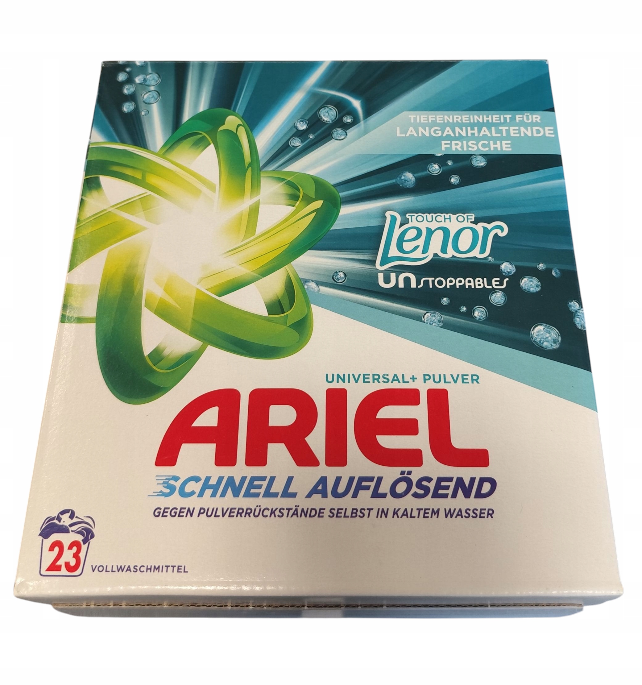 5266 Ariel prášok na pranie box 23 praní 1,265kg - Lenor Unstoppables